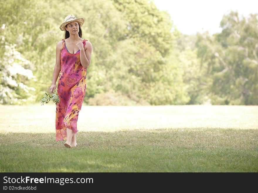 Woman walking