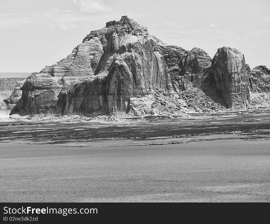 View of Lake Powell in Arizona. View of Lake Powell in Arizona