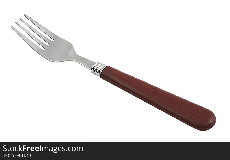 Fork,isolated on white with clipping path.