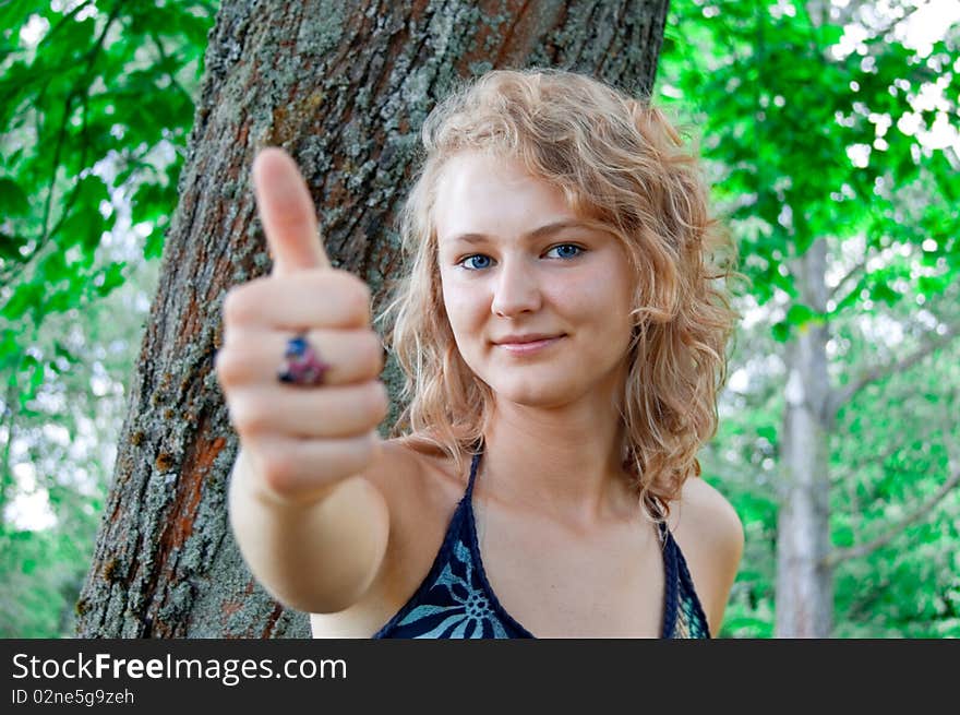 Young beautiful girl.