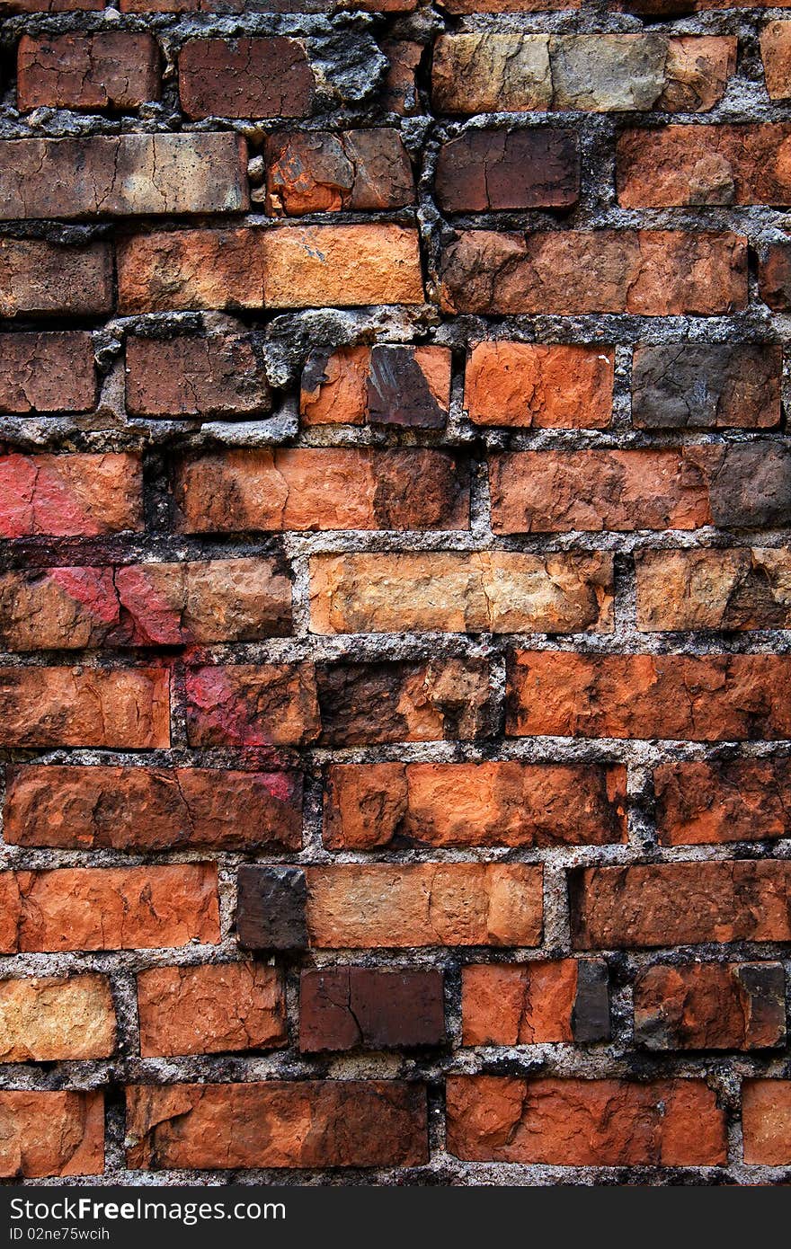 Wall  brick  clay  an abstract background