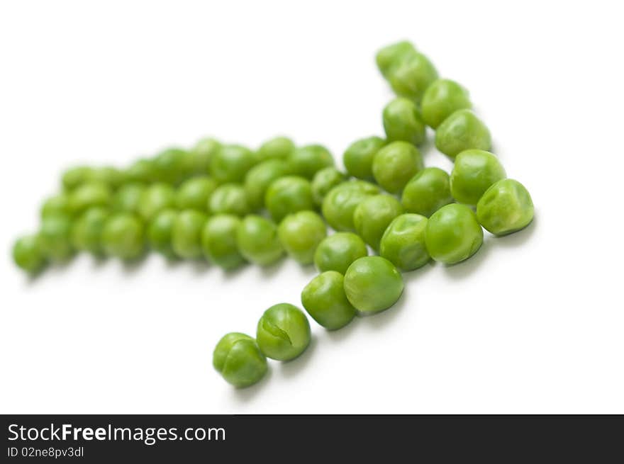 Forward green pea arrow