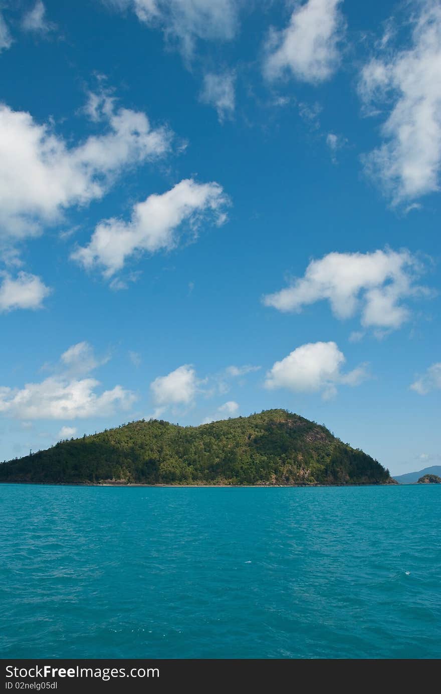 Sailing the Whitsunday Islands Archipelago, Australia. Sailing the Whitsunday Islands Archipelago, Australia