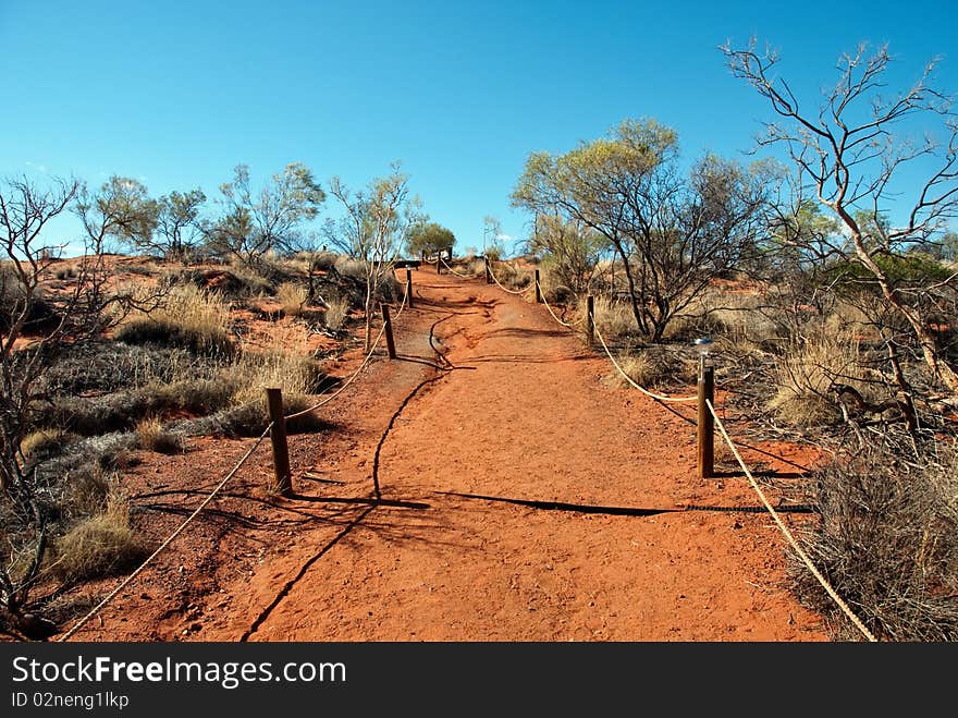 Bright and Sunny Day in the Australian Outback