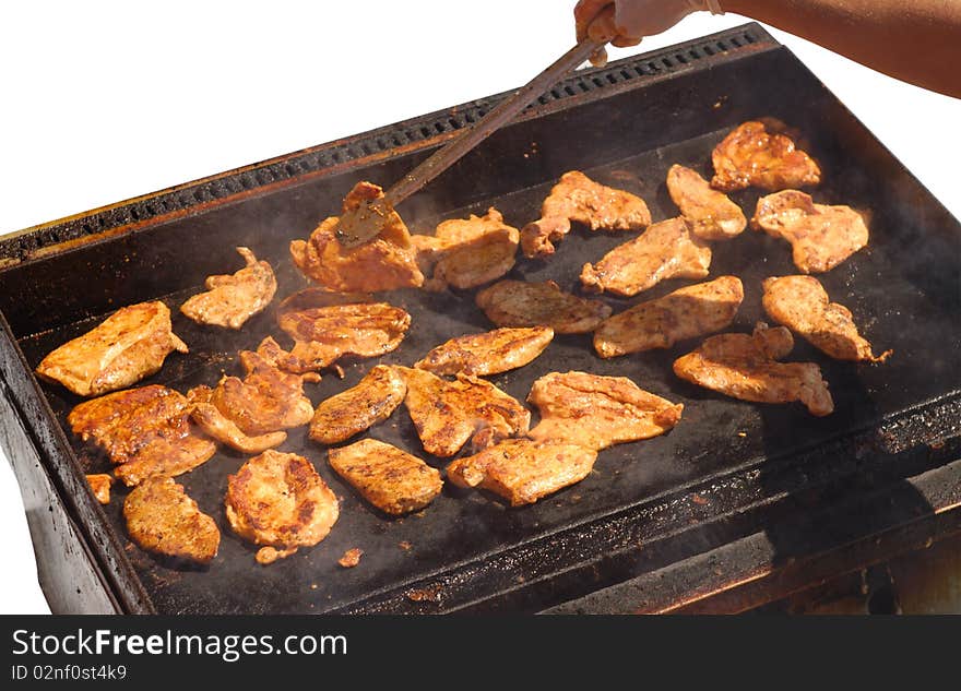 Preparing Chicken Steaks