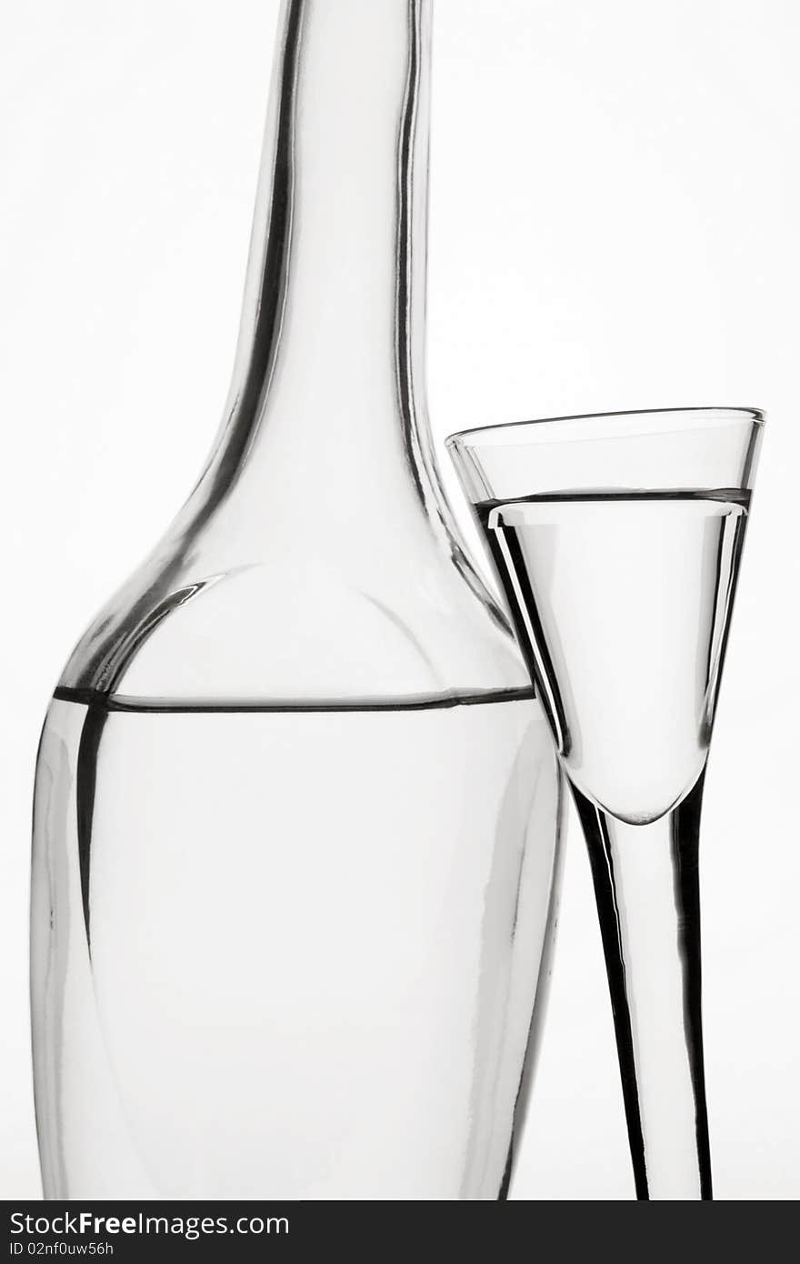 Bottle and wine-glass