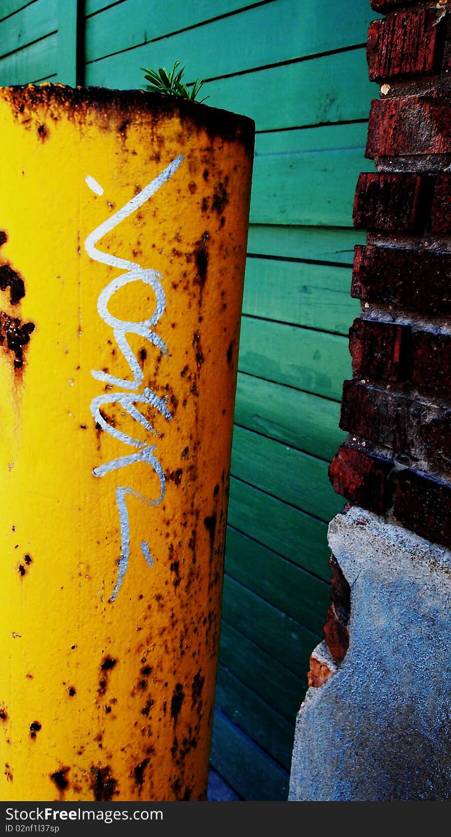 Urban graffiti scene with the word Loser. Urban graffiti scene with the word Loser.