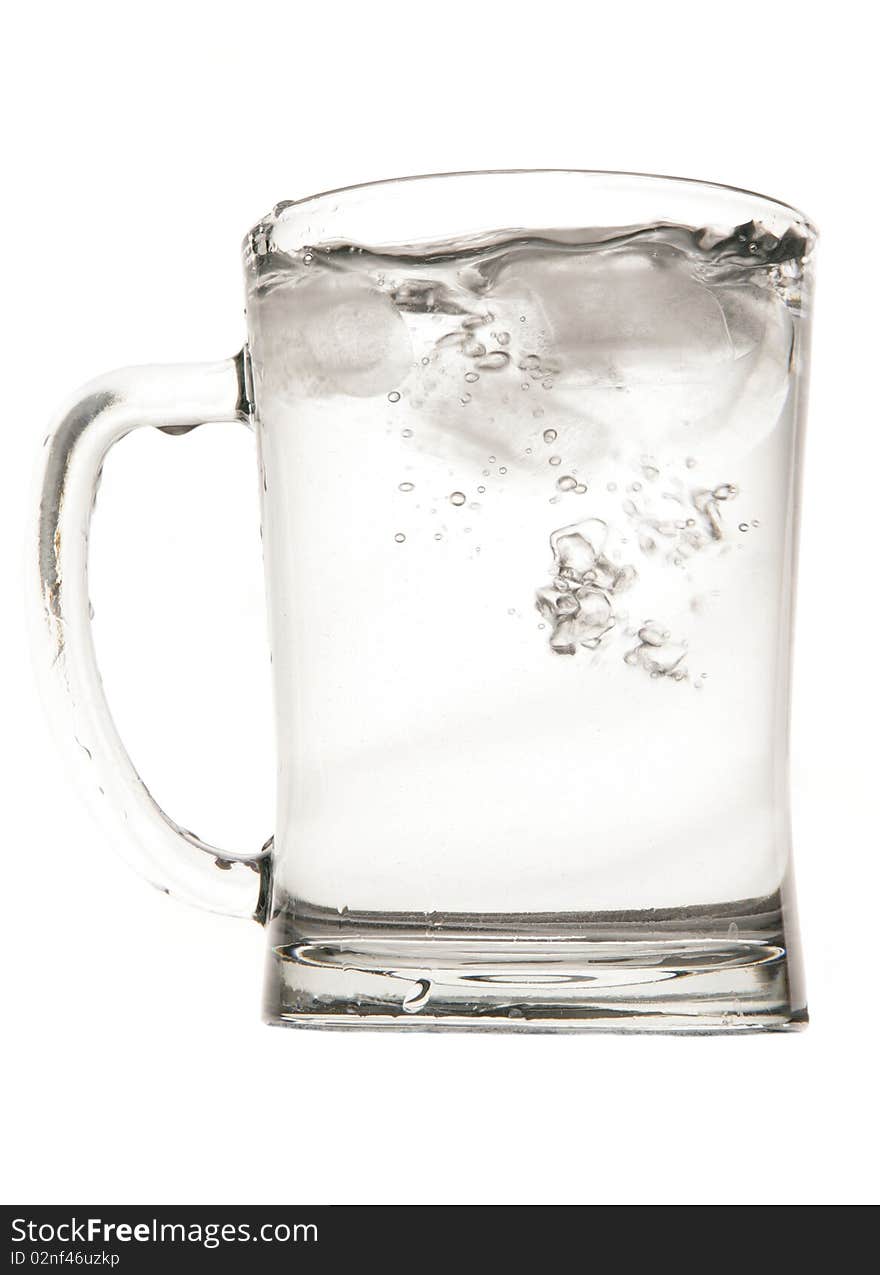 Water in pint glass