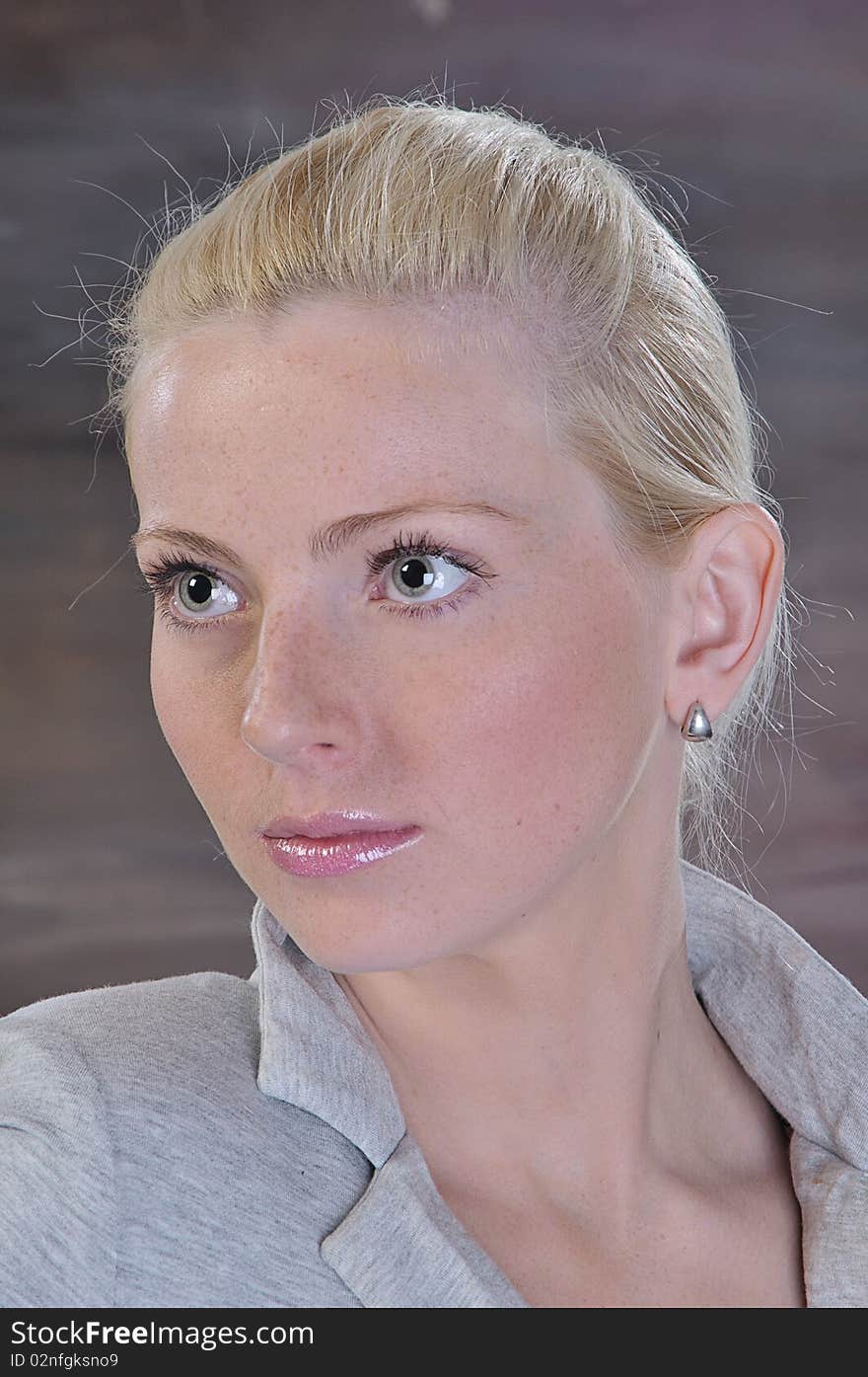 Close up portrait of a young woman. Shallow depth of field. Close up portrait of a young woman. Shallow depth of field