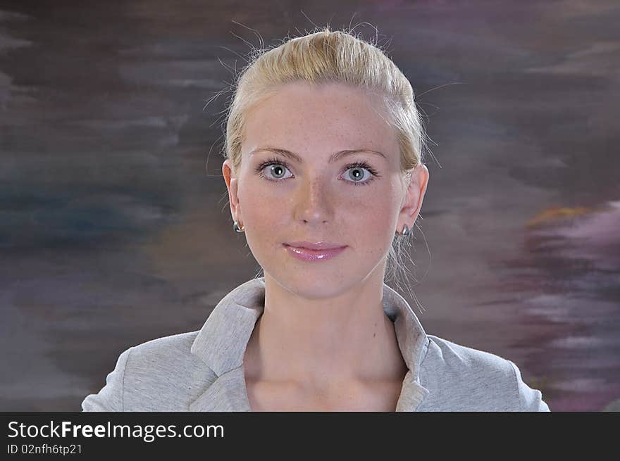 Close up portrait of a young woman. Shallow depth of field. Close up portrait of a young woman. Shallow depth of field