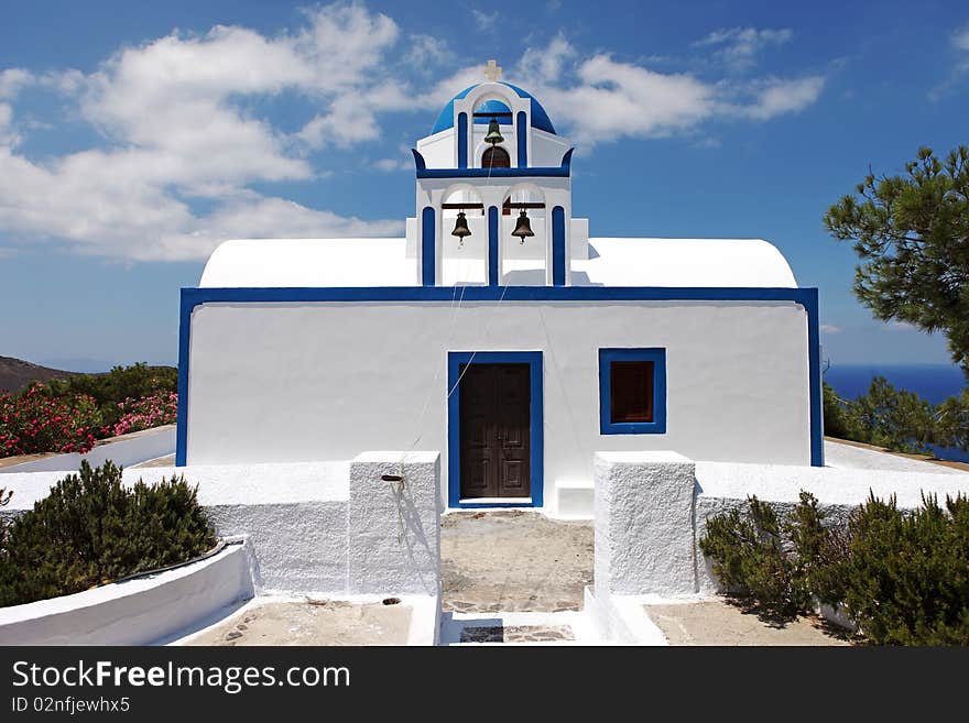 Santorini church