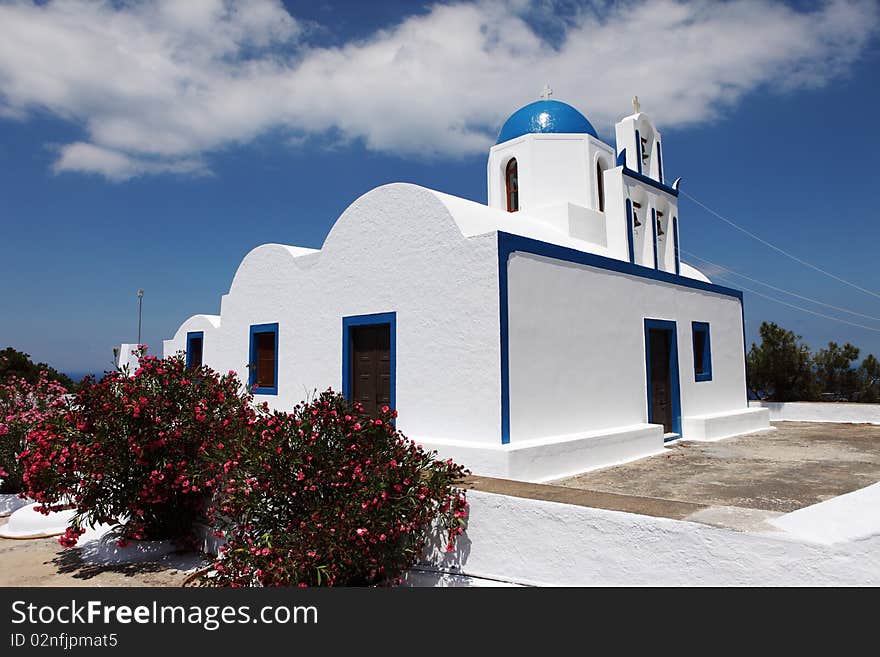 Santorini church