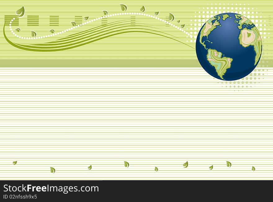 Green technology to save our planet - abstract business background. Vector illustration saved as EPS AI8 is now pending inspection. Green technology to save our planet - abstract business background. Vector illustration saved as EPS AI8 is now pending inspection