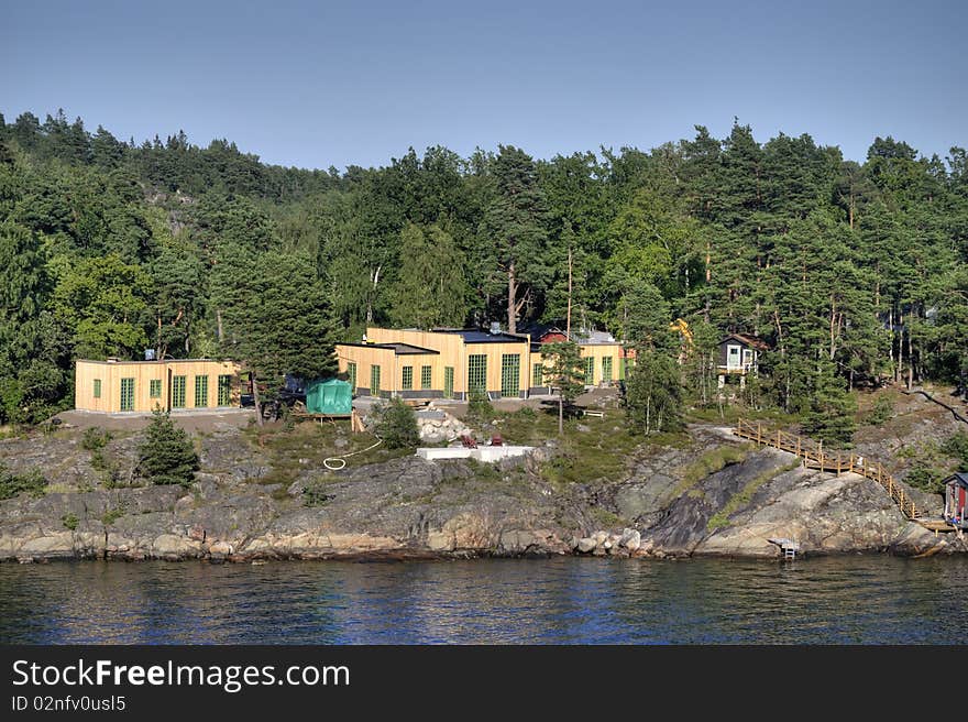 Wood Cabin By The Water