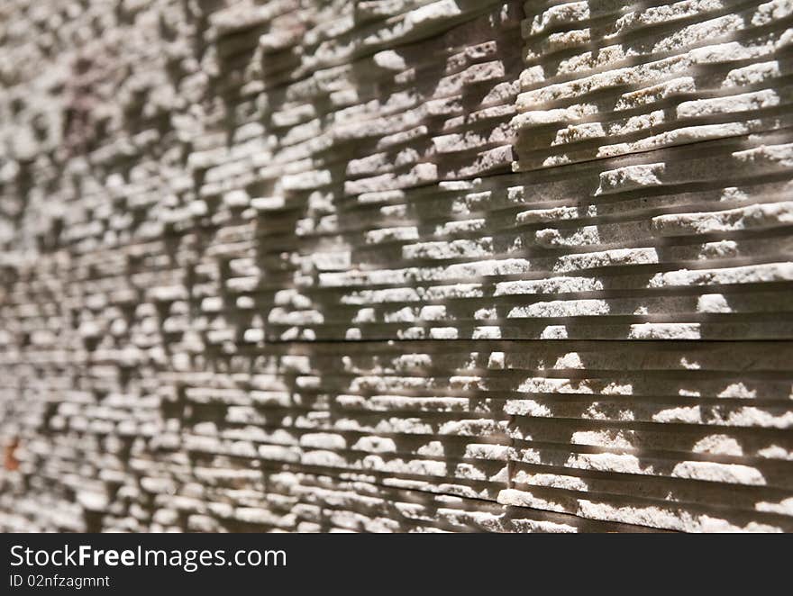 Surface of decorative rough wall. Surface of decorative rough wall