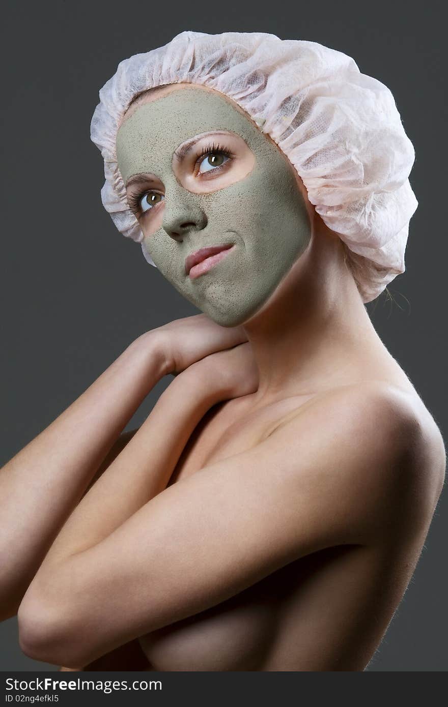 Girl With Facial Mask