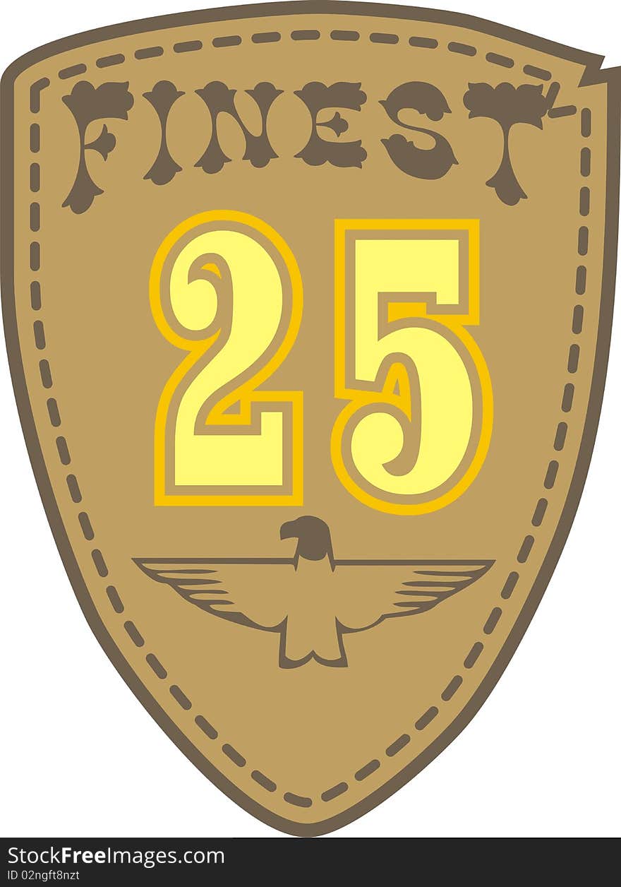 25 number of prey eagle emblem and graphic design. 25 number of prey eagle emblem and graphic design