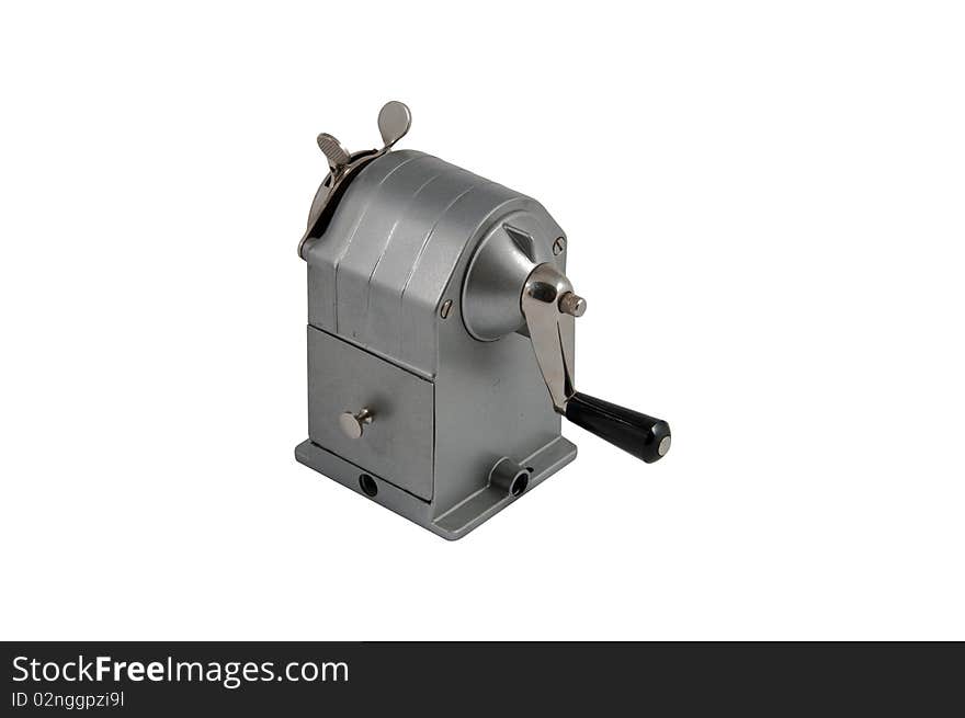 The very reliable old time steel pencil sharpener. The very reliable old time steel pencil sharpener