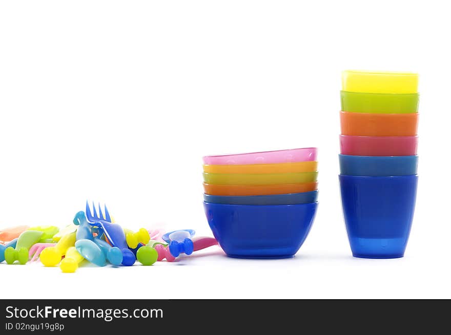 Plastic dish-