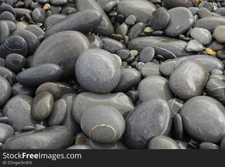 close up background of Beach pebble. close up background of Beach pebble