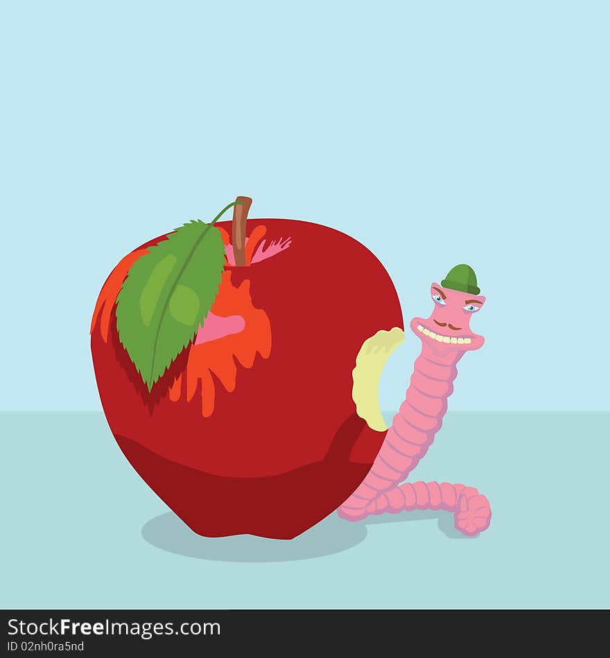 Apple And Worm