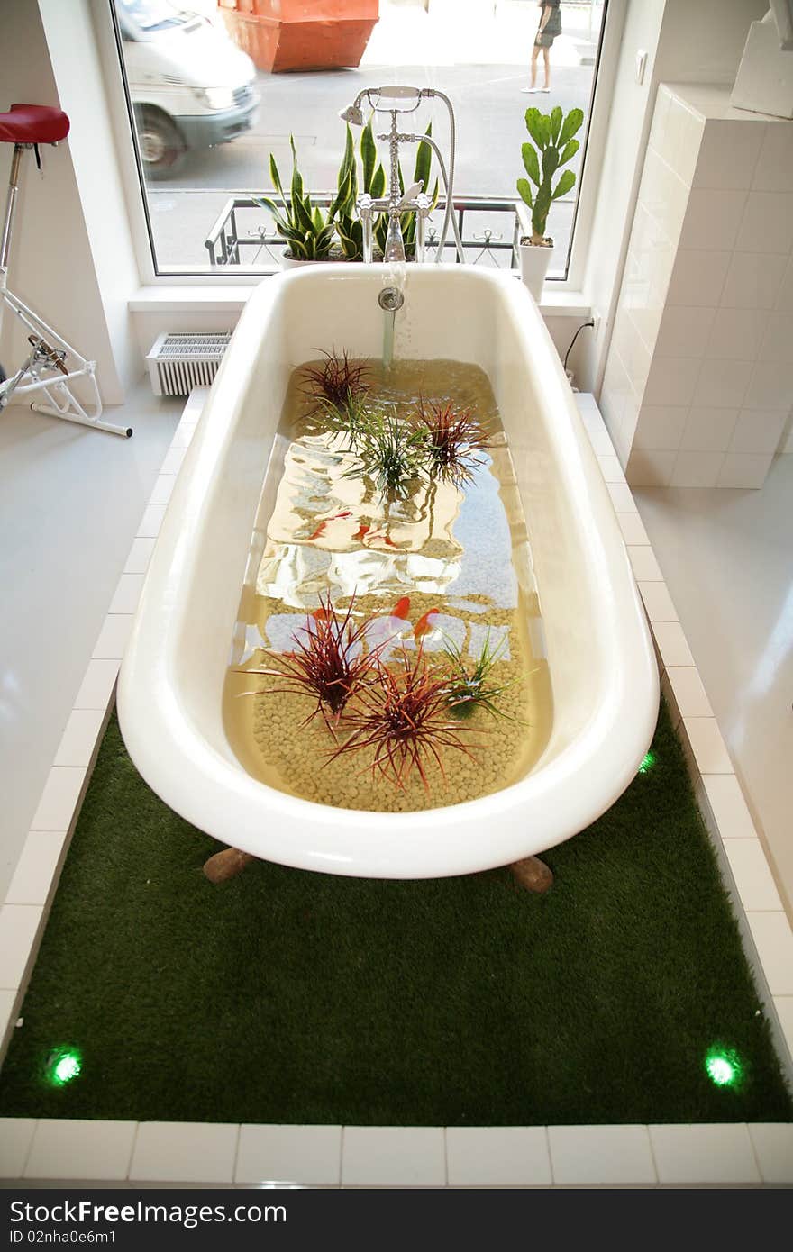 Bath With Plants