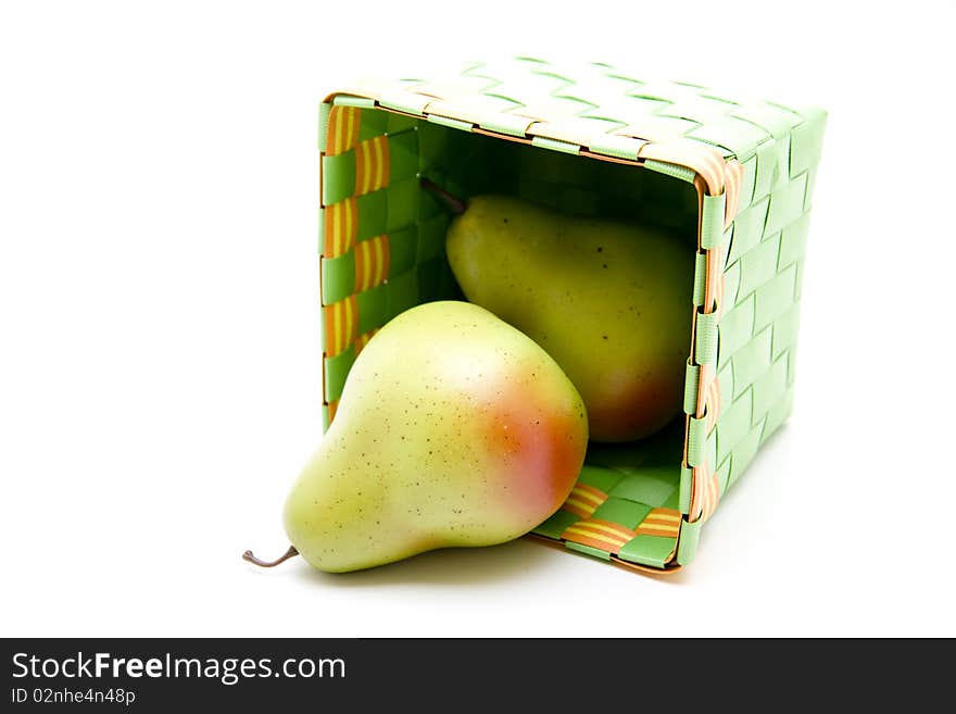 Fresh fruit onto white background. Fresh fruit onto white background