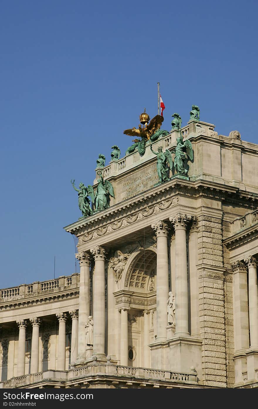 The Austrian National Library in Vienna. The Austrian National Library in Vienna