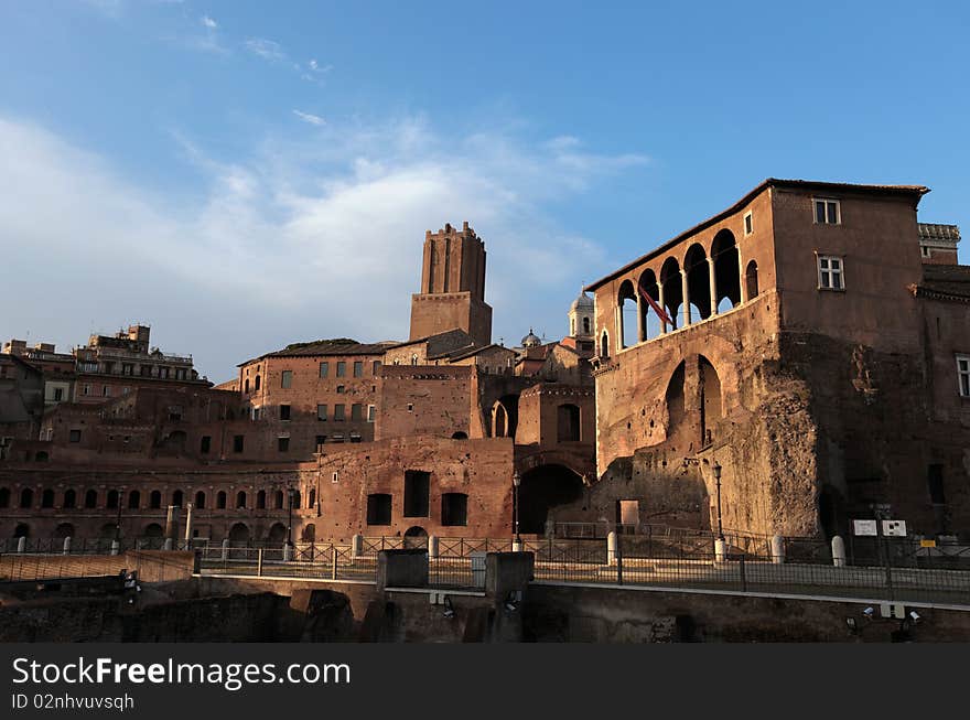 Ancient ruins forum romano, Italy 2010. Ancient ruins forum romano, Italy 2010