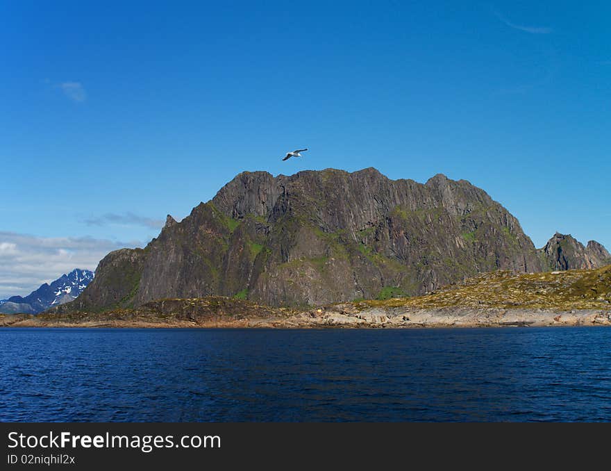 Island Skrova, Lofoten islands, Norway. Island Skrova, Lofoten islands, Norway