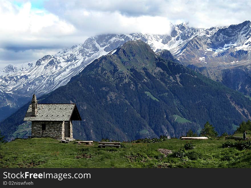 Church in the alps