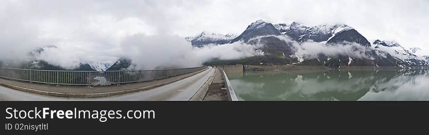 Landscape of alps mountain at cloudy day. Landscape of alps mountain at cloudy day.