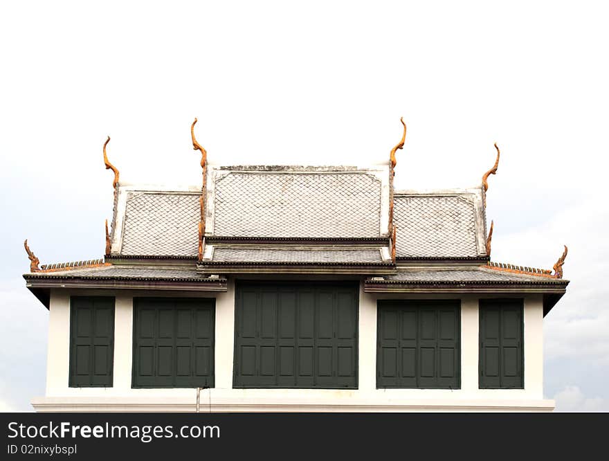 Thai temple roof