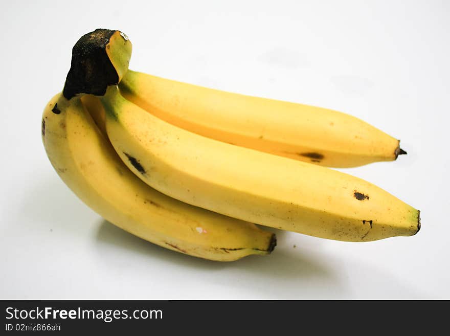 Bananas isolate on white background