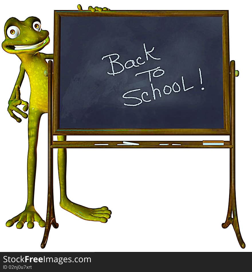 Frog back to school