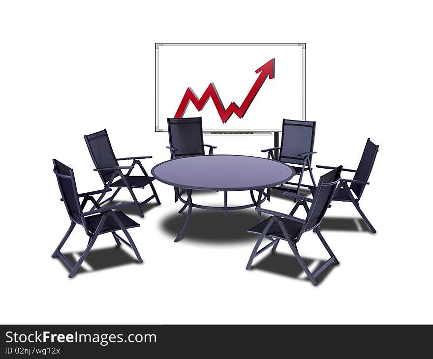 Image of a meeting table for discussion