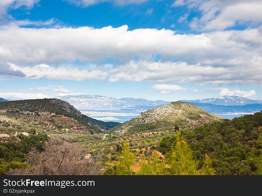 Landscapes in the Peloponesse