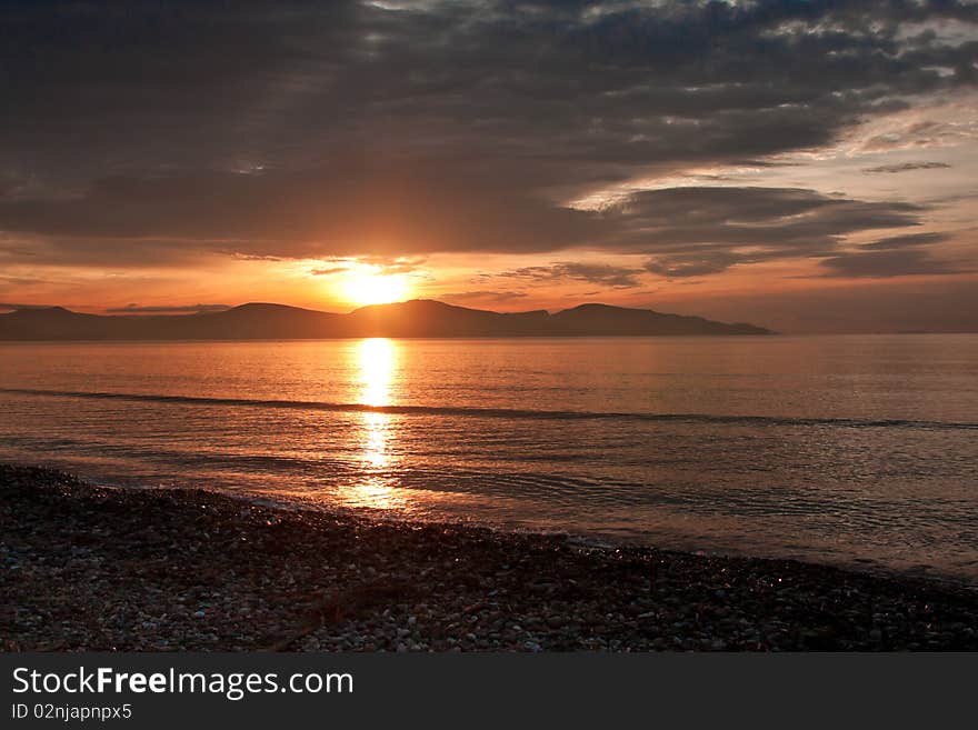 Sunrise At Nafplio