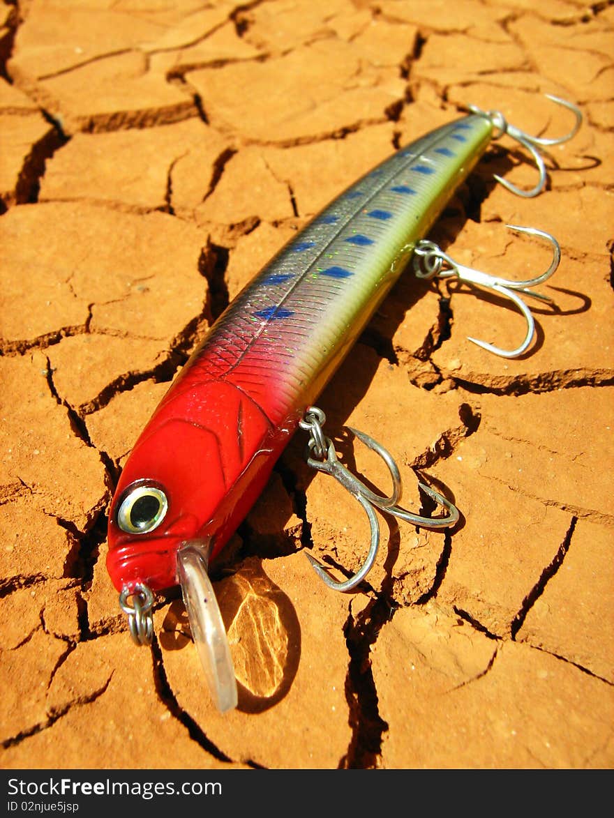 Very bright beautiful fishing bait