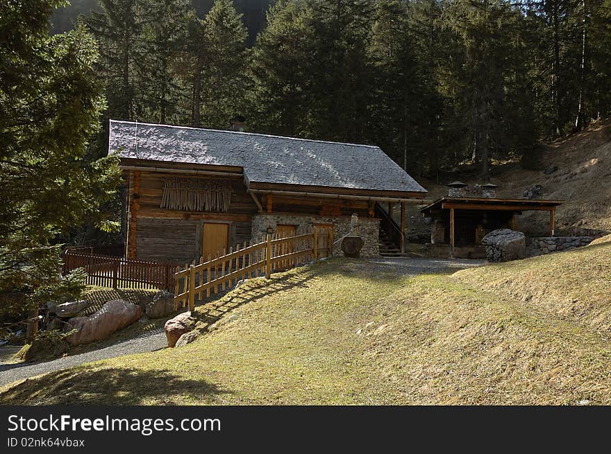 Country house in the European Alps