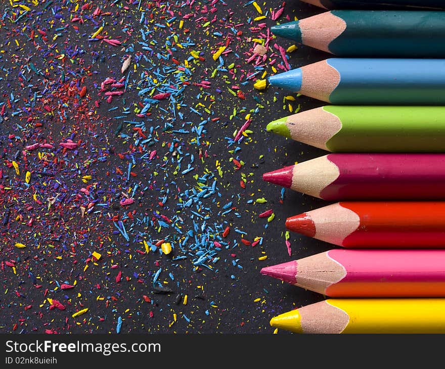 Colorful pencils