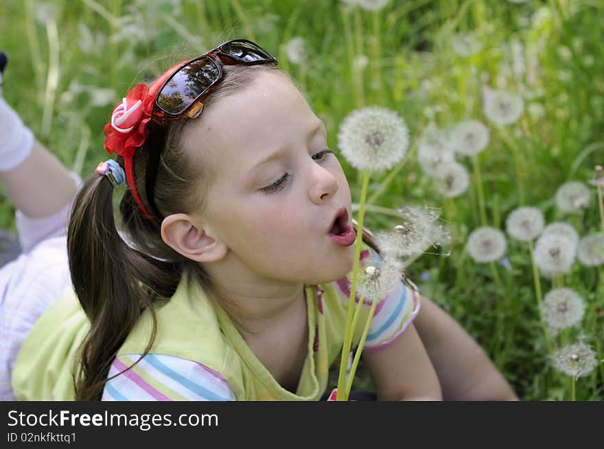 The Girl With Dandelions