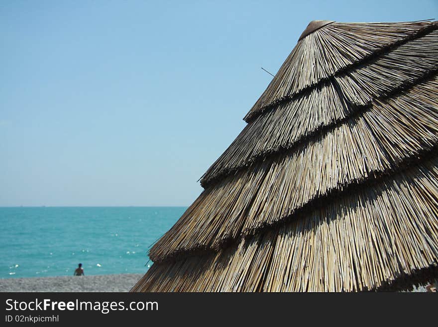 Beach Straw Umbrella