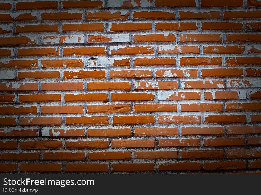 Abstract background with old brick wall.