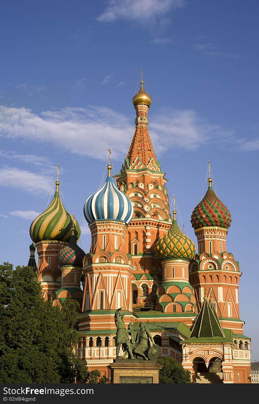 Saint Basil's cathedral, Moscow. Russia