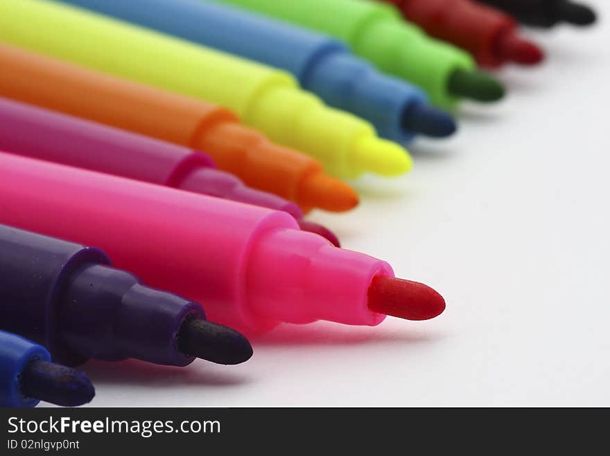 Colorful felt-tip pen