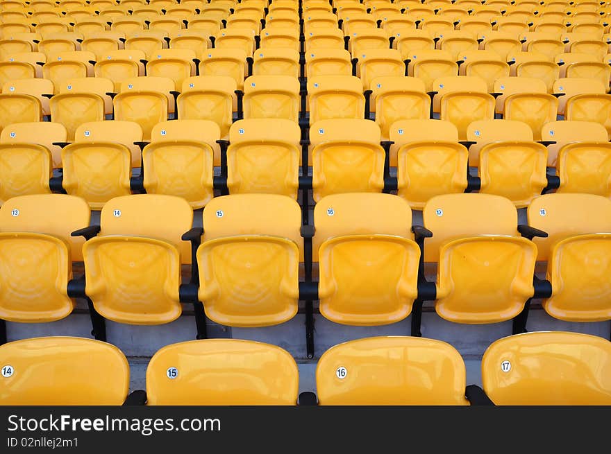 Row Yellow Seat