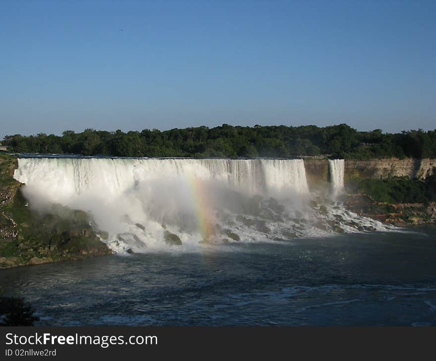 Niagara Falls with Rainbow