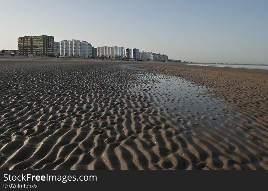 Beatiful Beach At El Puerto De Santa Maria