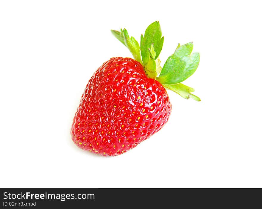 Strawberries isolated over white background. Strawberries isolated over white background